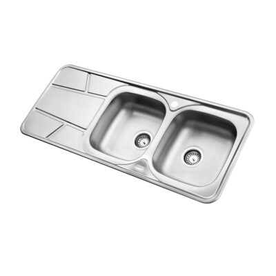 سینک توکار نیمه فانتزی2لگن 222استیل البرز